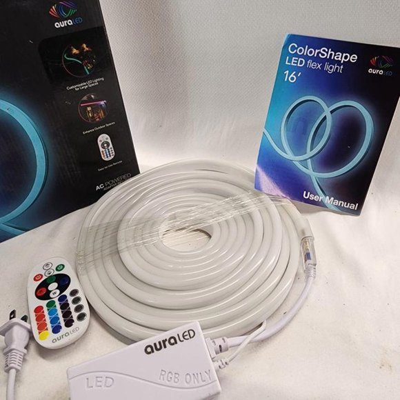 Aura Color Shape Outdoor/Indoor 16 ft. Plug-in Color Changing Light LED - Picture 3 of 5